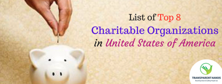 top charity organizations in the USA