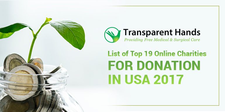 List of Top 19 Online Charities for Donation in USA 2017