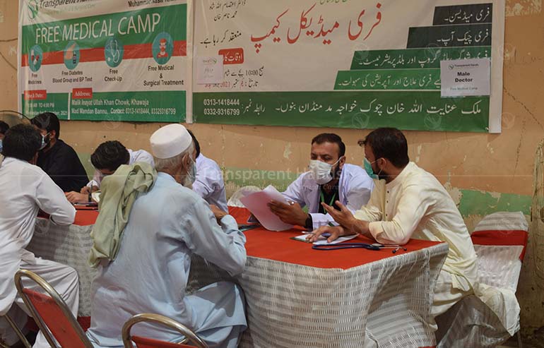Free Medical Camp, Held on 1st of September 2021, Malik Anayat Ullah Khan Chock Khawaja Mad Mandan Bannu image