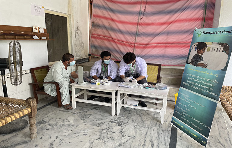 Free Medical Camp, Held on 28 August 2021, At Hujra Haji Fazal Shakoor Khan, Charsadda image