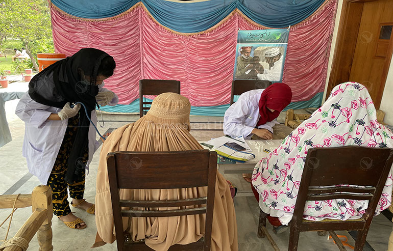 Free Medical Camp, Held on 28 August 2021, At Hujra Haji Fazal Shakoor Khan, Charsadda image