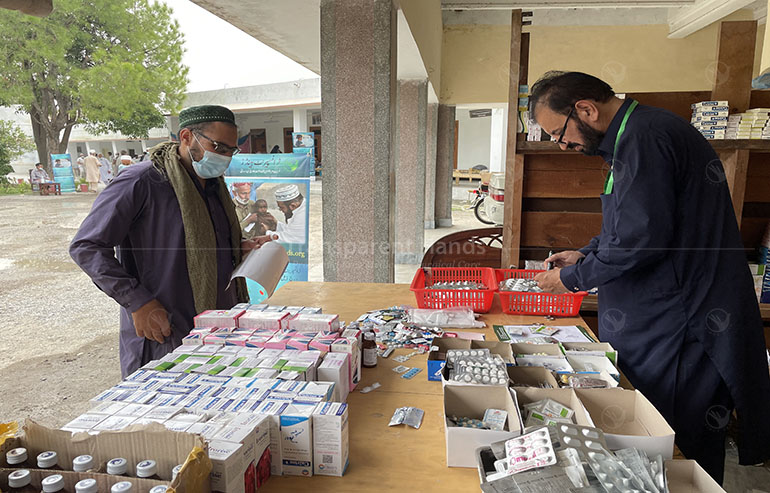 Free Medical Camp, Held on 28 August 2021, At Hujra Haji Fazal Shakoor Khan, Charsadda image