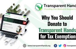Donate to Transparent Hands for Tax Exemption